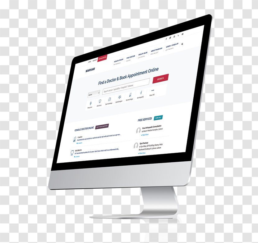 Responsive Web Design Development User Experience Digital Agency - Computer Monitor Transparent PNG