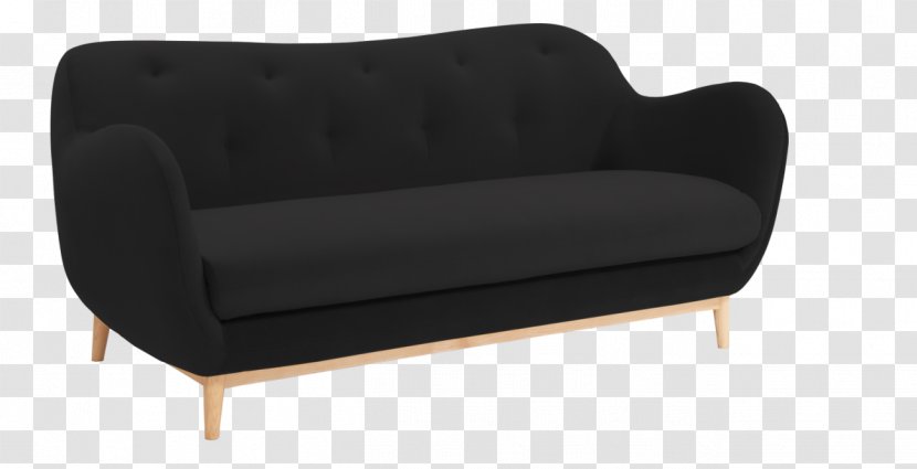 Loveseat Couch Comfort Armrest Chair - Black M Transparent PNG