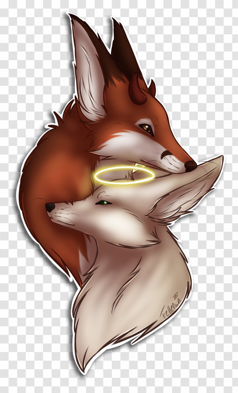 Dog Snout Cartoon Nose - Mythical Creature - Angel And Demon Transparent PNG