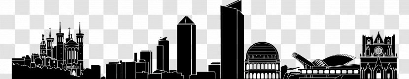 Lyon Skyline Illustration - Metropolis - Lyon, France Transparent PNG