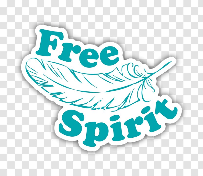Free Spirit Small Bumper Sticker Decal 4 25 X 3 Product Clip Art Logo - Personalized Car Stickers Transparent PNG