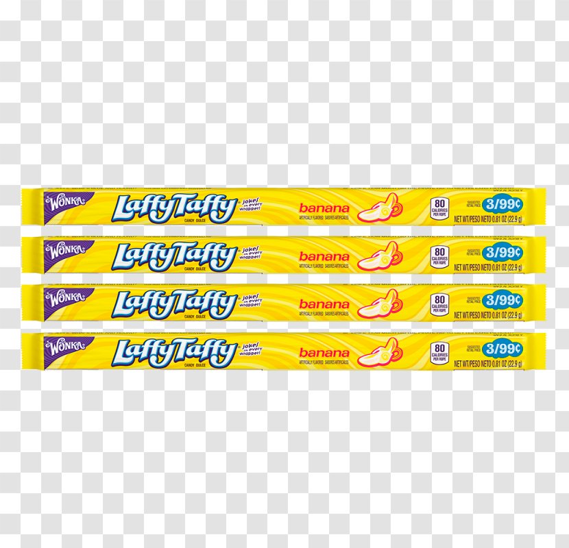 Laffy Taffy Rope Candy, Banana - Candy - 165 Pieces, 3.09 LbCandy Transparent PNG