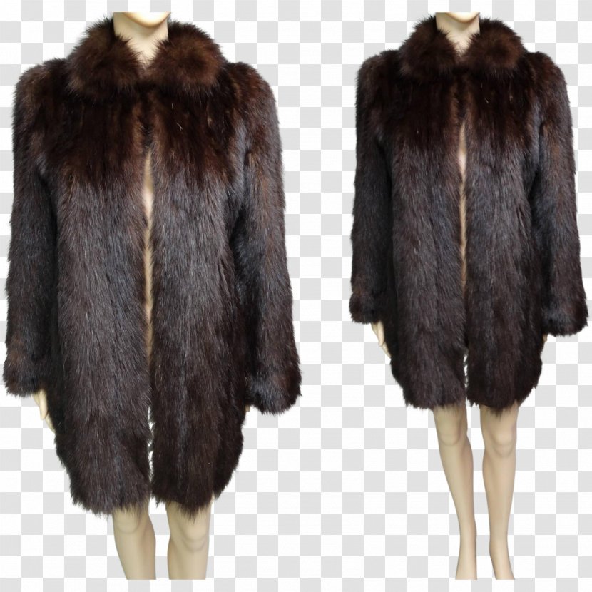 Fur Clothing Coat Jacket Vintage Transparent PNG