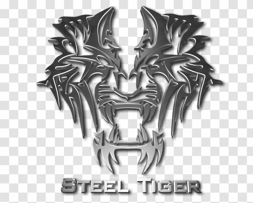 Logo White Font - Tiger 3d Transparent PNG
