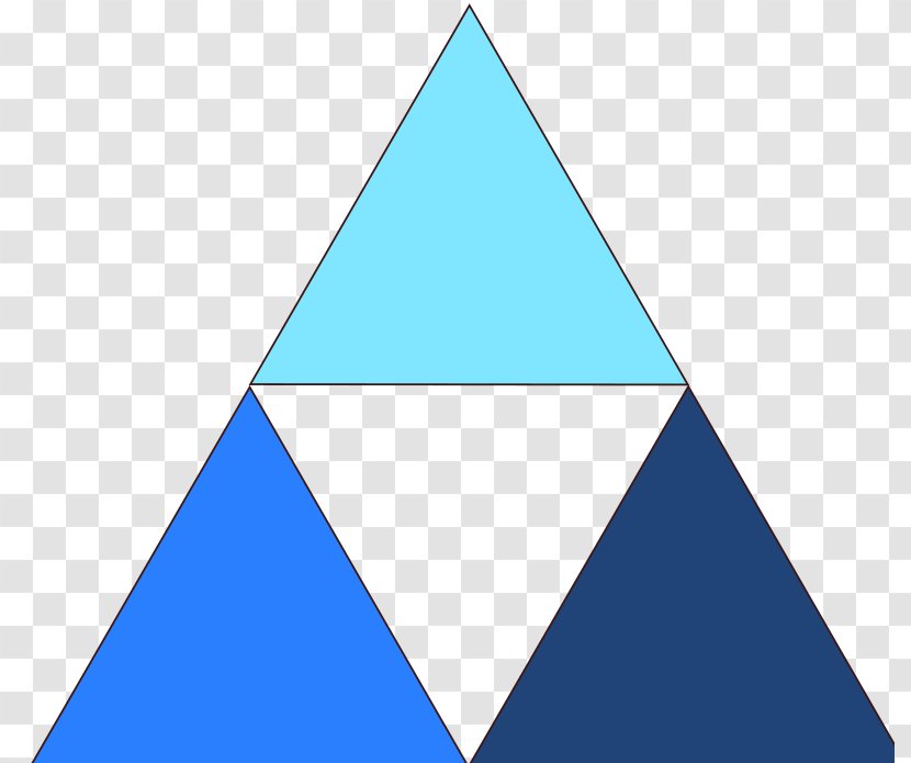 Triangle Blue Vertex - Triangulo Transparent PNG