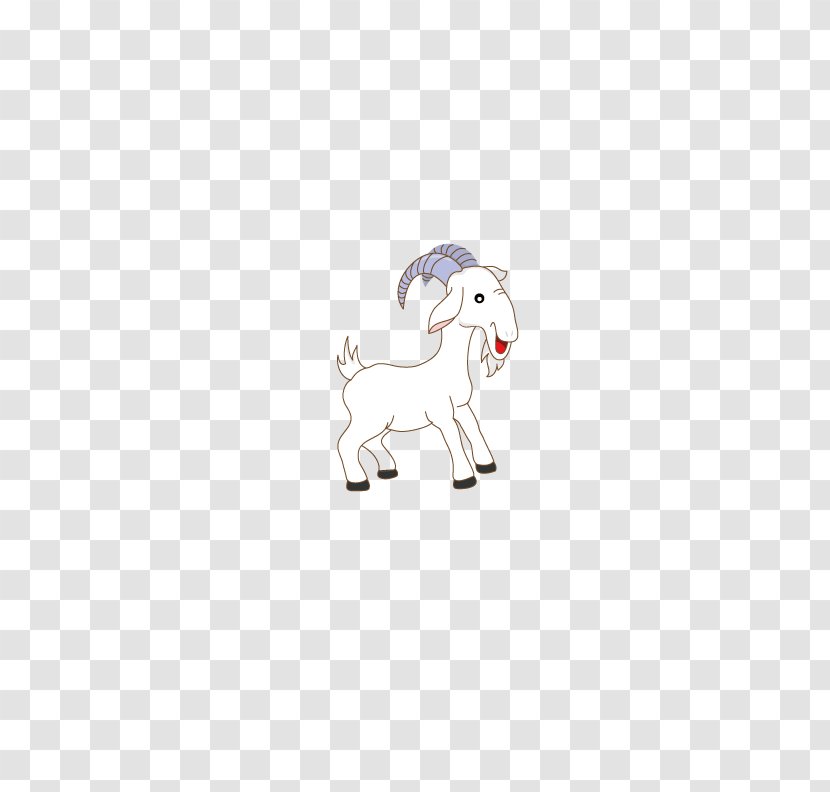 Dog Canidae Textile Cartoon Pattern - Character - Cute Goat Transparent PNG