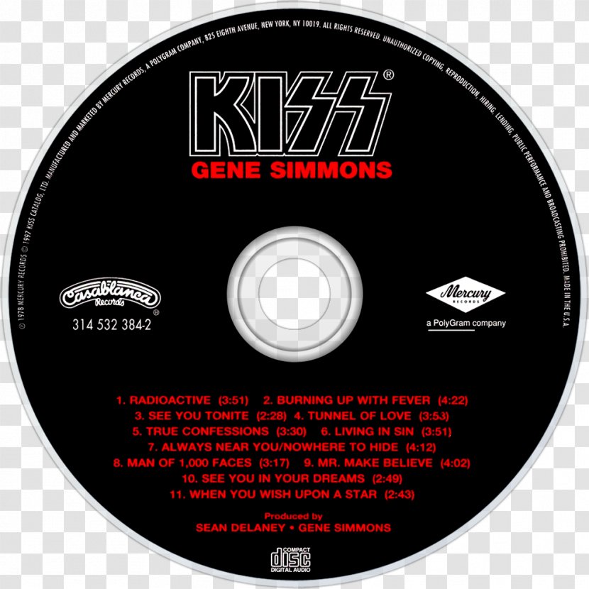 Compact Disc Love Gun Kiss Dressed To Kill Asshole Transparent PNG