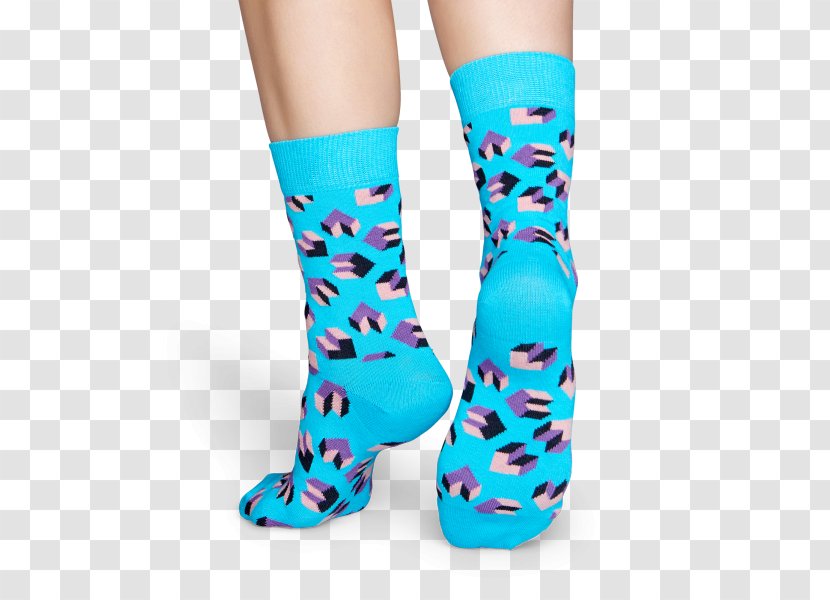 Crew Sock Happy Socks Shoe Knee - Heart - Frame Transparent PNG