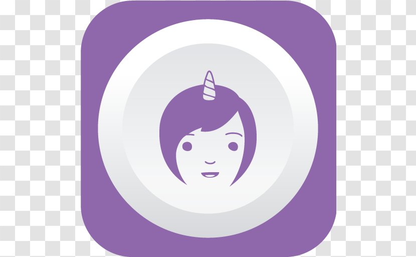 Purple Violet Smile Illustration - Carbonmade Transparent PNG