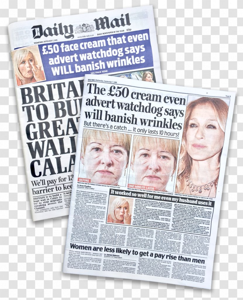 Newspaper Daily Mail All New Quick Crosswords 8 Prima Pagina - Perfect Time Of Night Transparent PNG