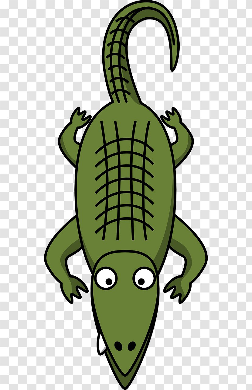 Alligator Crocodile Cartoon Clip Art - Grass - Green Transparent PNG