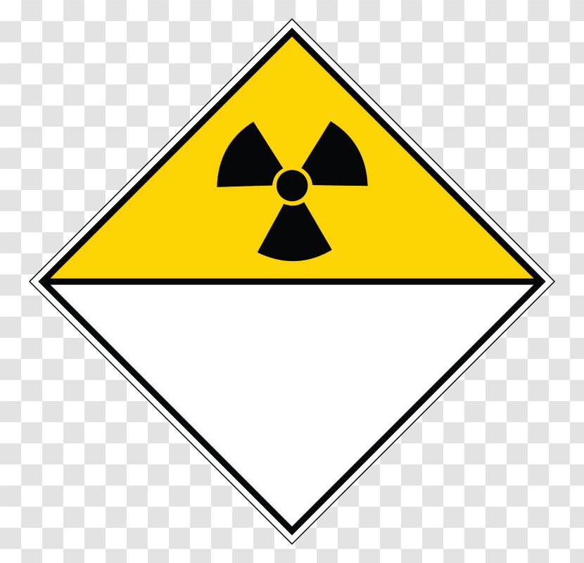 HAZMAT Class 7 Radioactive Substances Dangerous Goods Label 9 Miscellaneous Sign - Safety - Spontaneously Combustible Materials Transparent PNG
