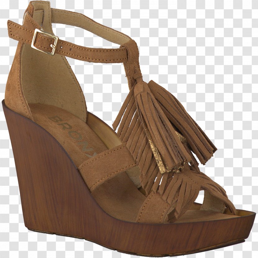 Platform Shoe Bronx Sandals Leather Silver Areto-zapata - Fringe - Brown Wedges Shoes For Women Transparent PNG