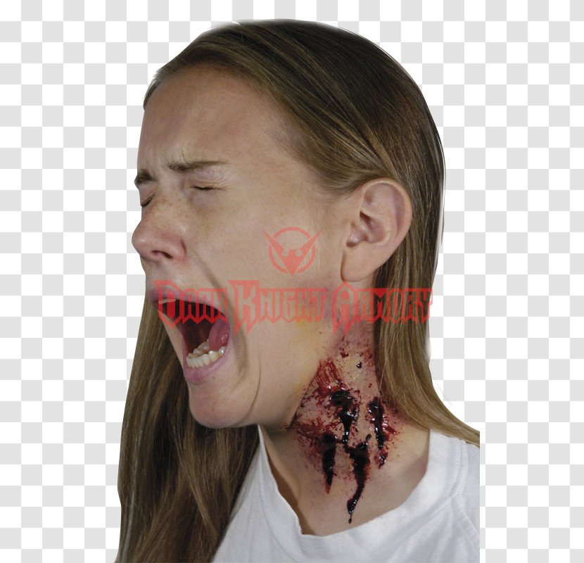 Werewolf Costume Make-up Mask .de - Neck Transparent PNG