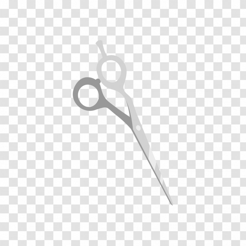 Hairstyle Scissors Hair Care Barber - Monochrome - Gray Haircut Transparent PNG