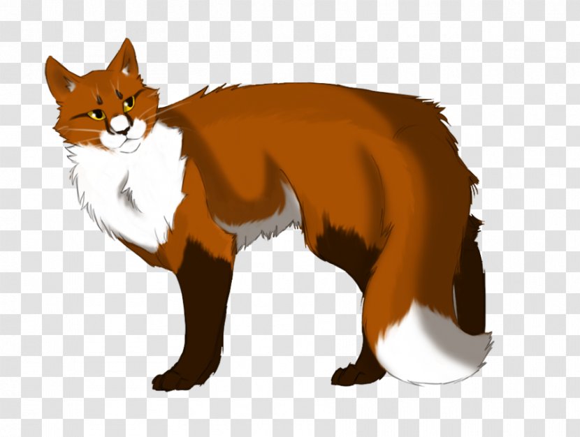 Whiskers Cat Red Fox Warriors - Firestar Transparent PNG