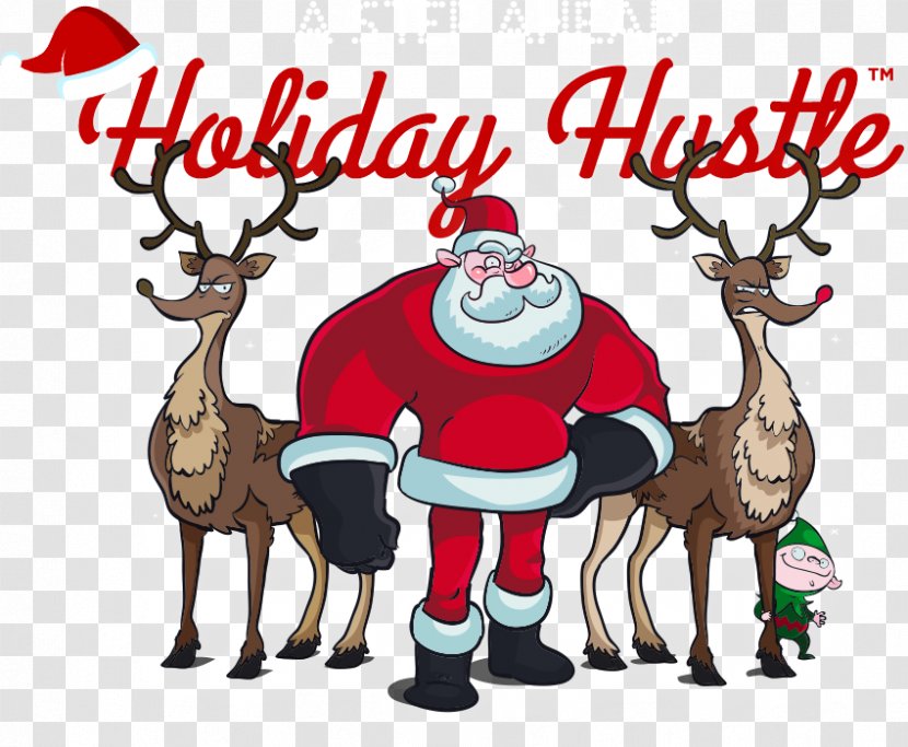 Clip Art Santa Claus Reindeer Holiday Thanksgiving - Eternal Champions Endings Transparent PNG