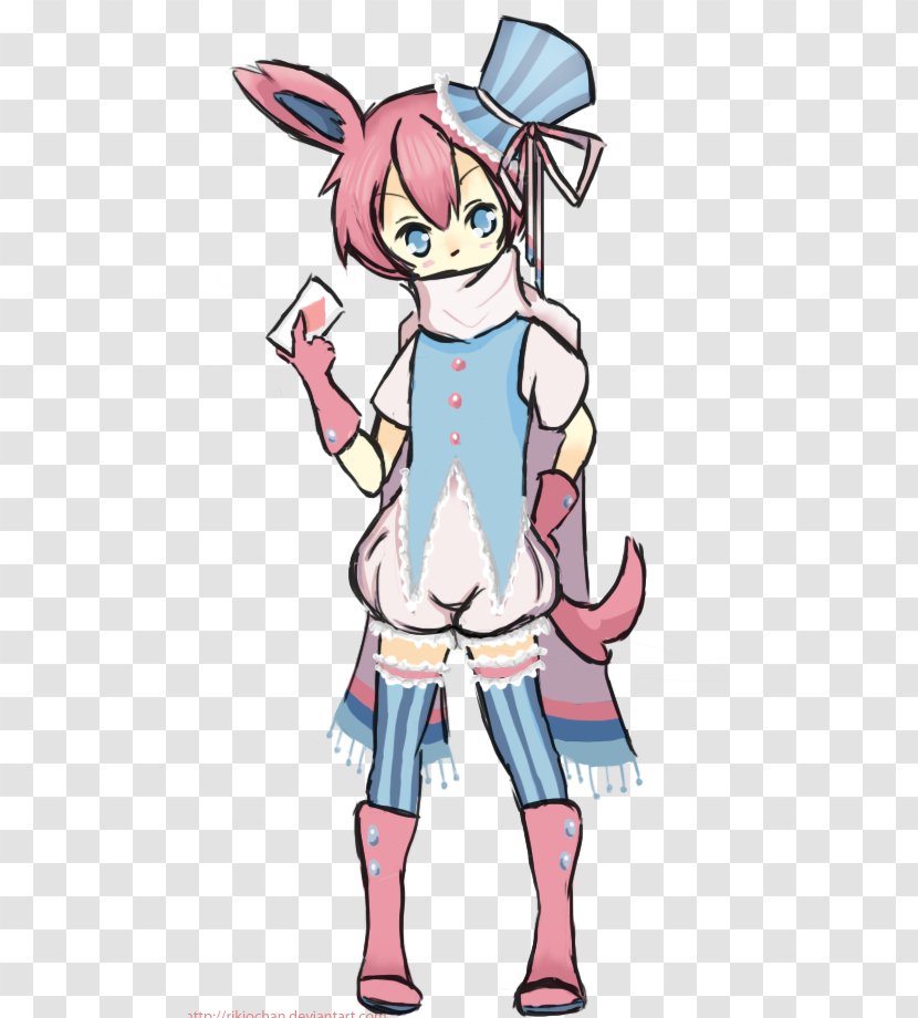 Pokémon X And Y Sylveon Costume Leafeon - Silhouette - Human Form Transparent PNG