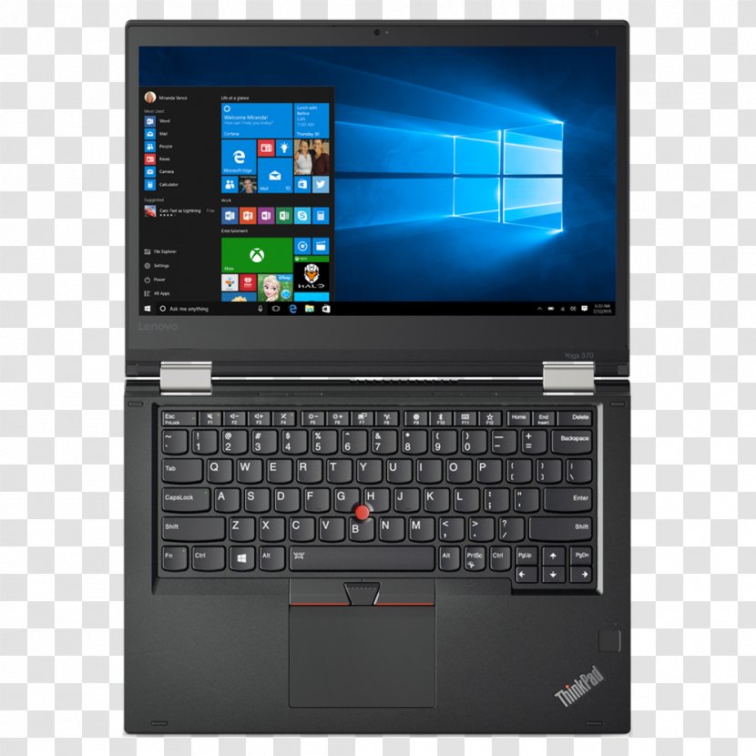 Laptop Lenovo ThinkPad Yoga 370 20J X1 Carbon Mac Book Pro - Thinkpad 20j Transparent PNG