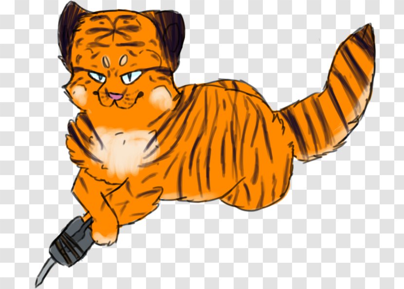 Tiger Big Cat Clip Art - Vertebrate Transparent PNG
