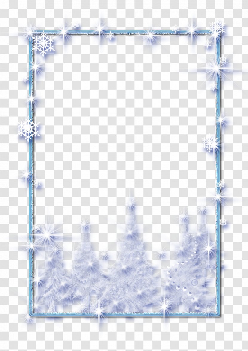 Icicle Picture Frames Blue Winter Clip Art - Purple Transparent PNG
