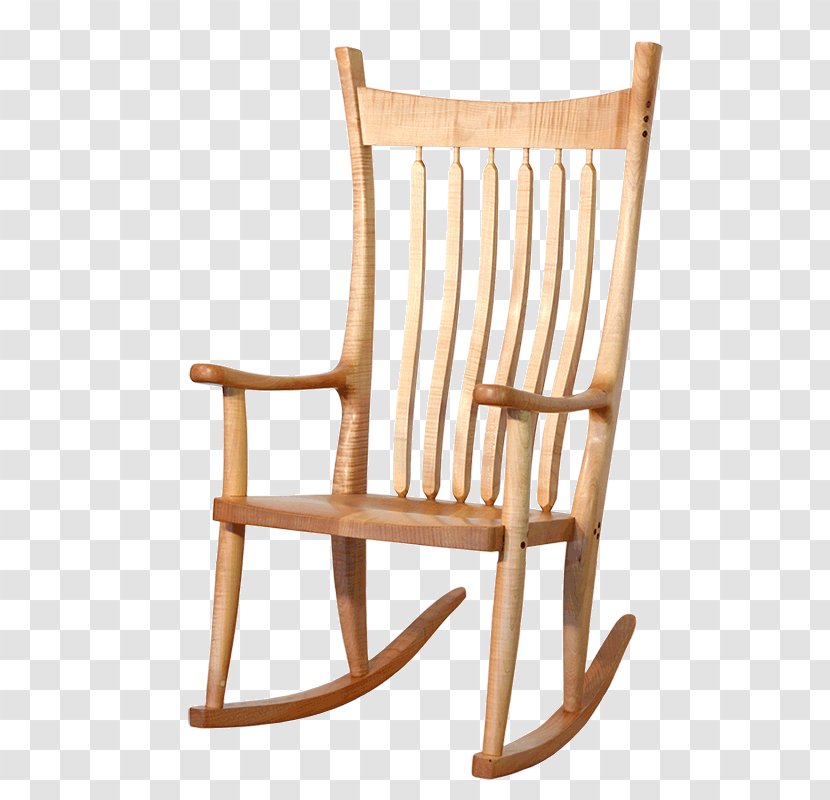 Rocking Chairs Wood Garden Furniture - Chair Transparent PNG