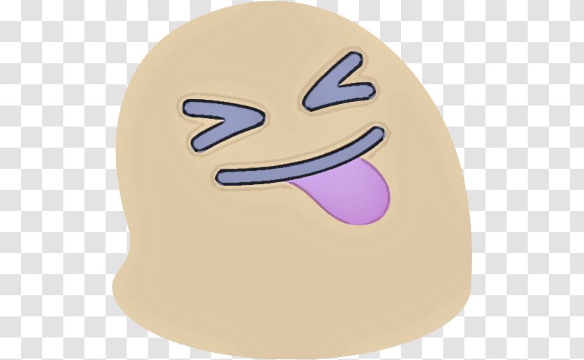 Face Nose Yellow Head Purple - Cap Smile Transparent PNG