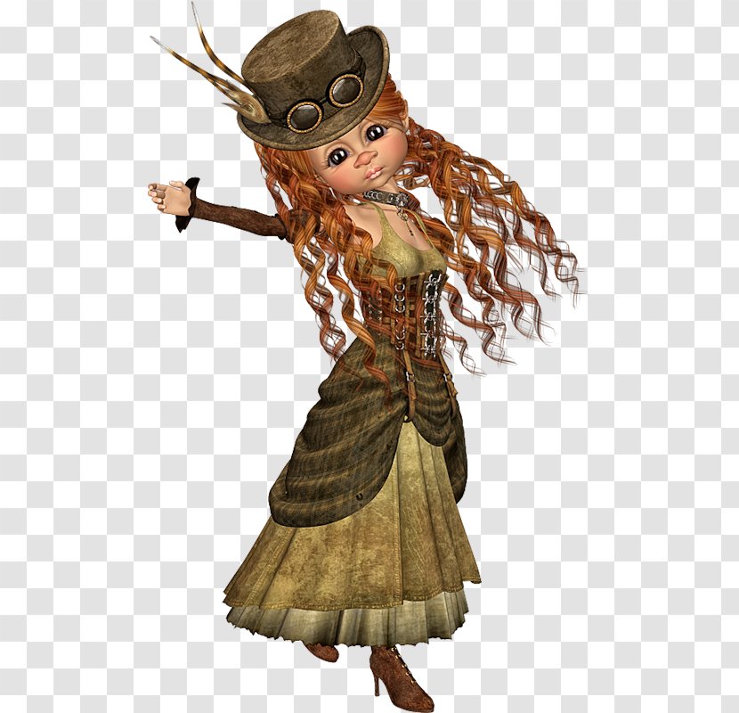 Steampunk Punk Subculture Doll - Mythical Creature Transparent PNG
