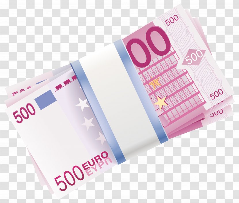 500 Euro Note Banknote Money - Currency Symbol - Wads Transparent Clip Art Image Transparent PNG