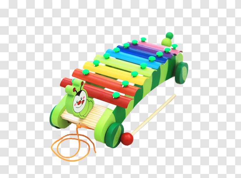 Xylophone Toy Block Child Musical Instrument - Tree - Caterpillar Transparent PNG