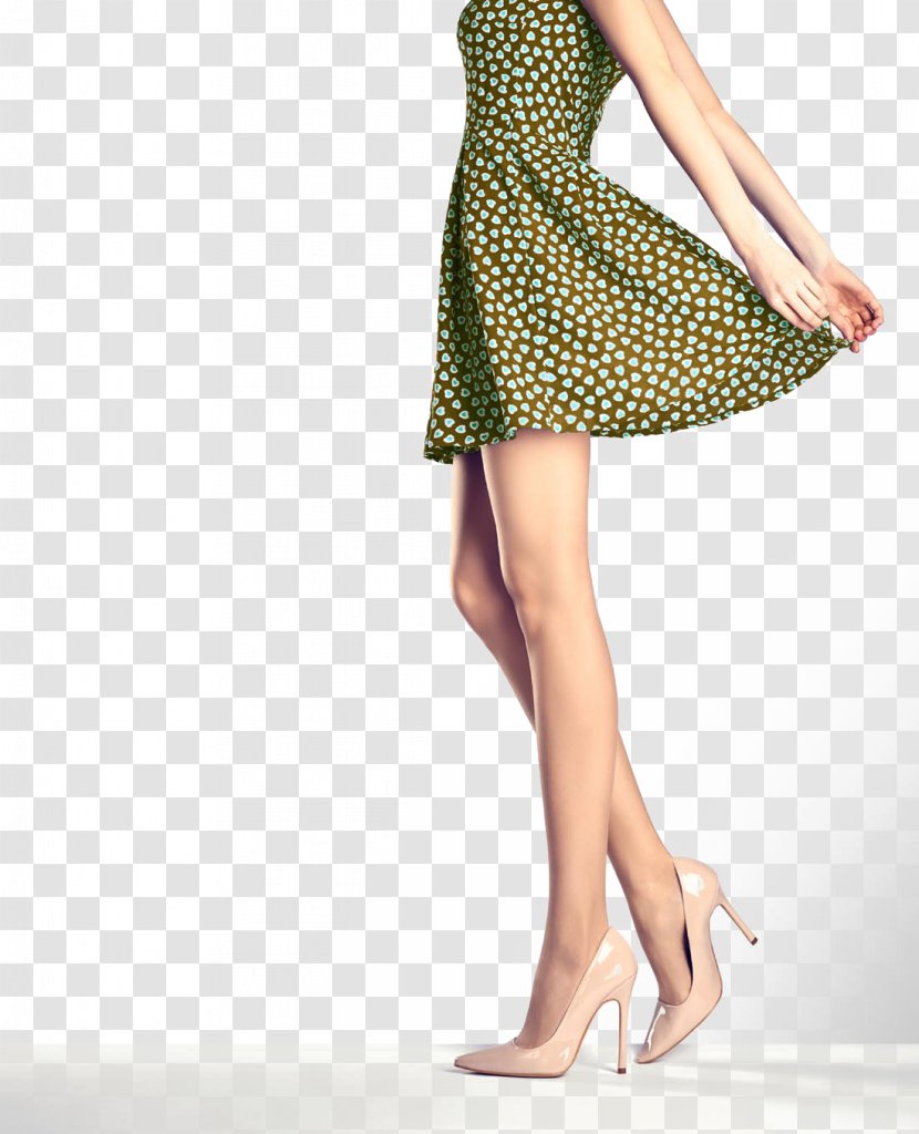 High-heeled Footwear Dress Skirt Stock Photography Vintage Clothing - Heart - Beautiful Women Wearing Skirts Transparent PNG