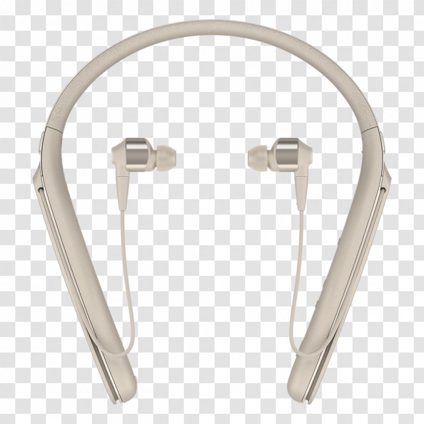 Noise-cancelling Headphones Sony WI-1000X Active Noise Control WF-1000X - Wireless - Headset Silver Transparent PNG