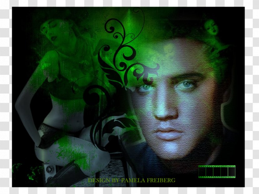 Elvis Presley Golden Boy Desktop Wallpaper Green - Computer Transparent PNG