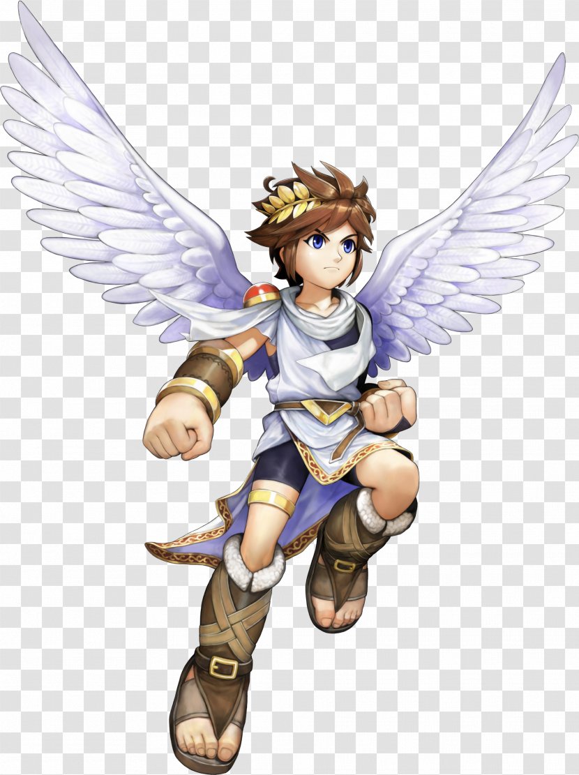Kid Icarus: Uprising Of Myths And Monsters Super Smash Bros. Brawl Wii - Icarus - Pitbull Transparent PNG