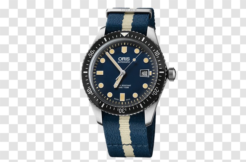 Oris Divers Sixty-Five Diving Watch Automatic - Strap Transparent PNG