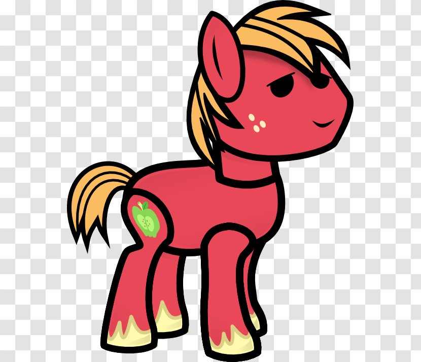 Cartoon Snout Character Clip Art - Applejack And Big Mac Transparent PNG