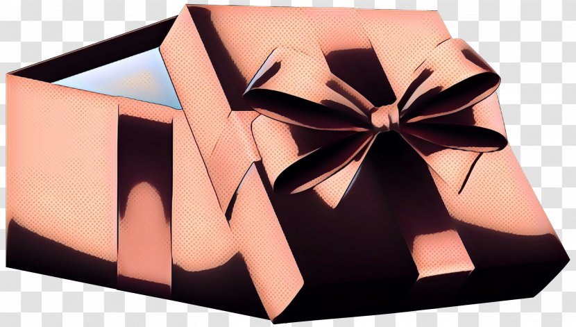 Pink Ribbon Box Footwear Gift Wrapping - Retro - Wedding Favors Black Hair Transparent PNG