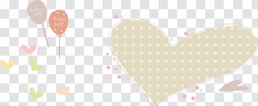 Paper Heart Petal Valentines Day Pattern - Silhouette Transparent PNG