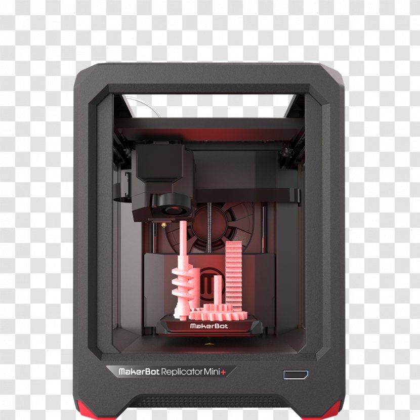 MakerBot Replicator Mini+ 3D Printer Printing - 3d Computer Graphics Transparent PNG