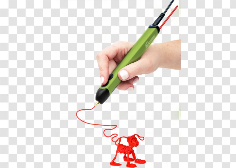 3Doodler 3D Printing Pen Polylactic Acid - Drawing Transparent PNG