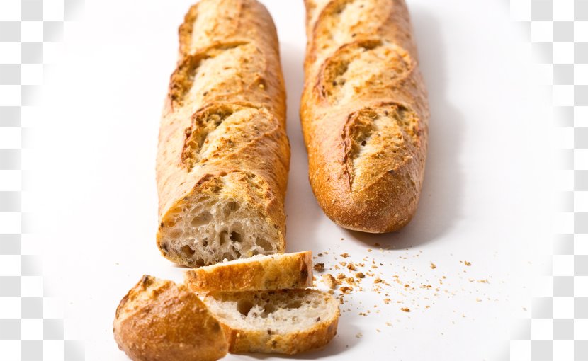 Baguette Rye Bread Breakfast Cereal - Loaf Transparent PNG