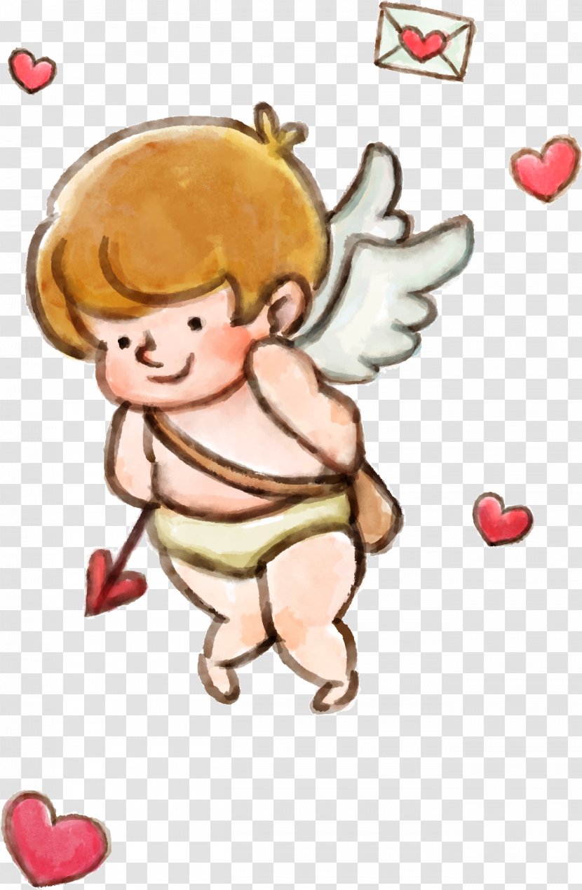 Cupid - Frame - Valentines Day Love Little Angel Transparent PNG