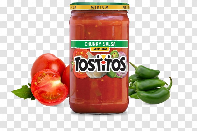 Tostitos Chunky Medium Salsa Chile Con Queso Dipping Sauce - Sweet Chilli - Tomato Dip Transparent PNG