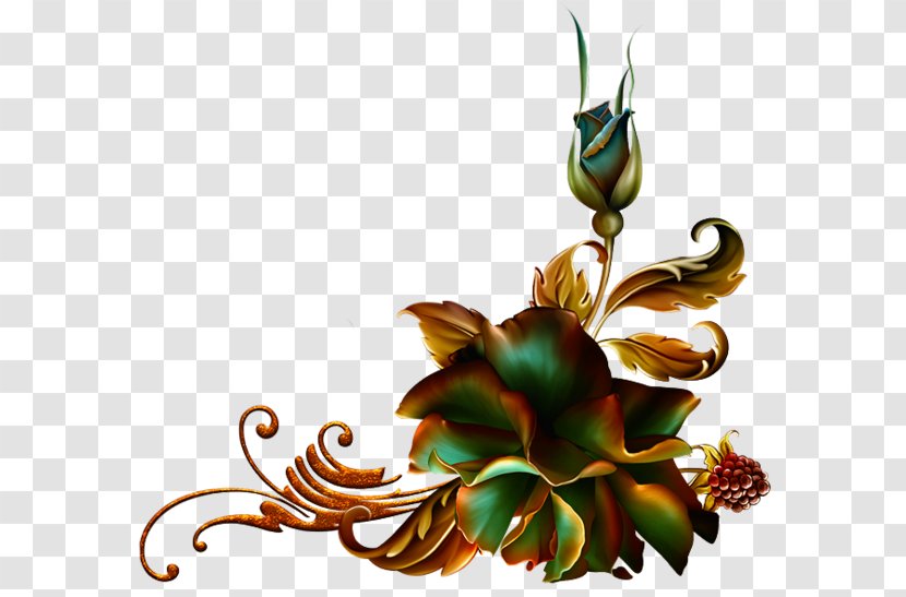 Floral Design Art Flower - Flowering Plant - Page Corner Transparent PNG