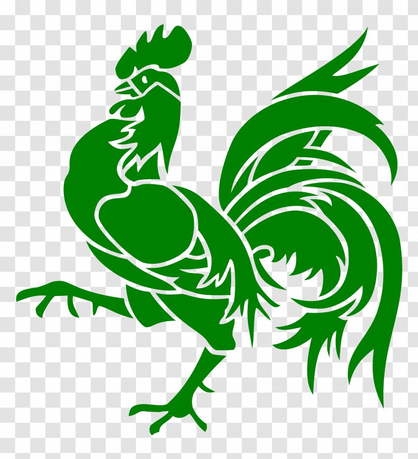 Wallonia Leghorn Chicken Houdan Hamburg Cochin - Organism - Cock Cartoon Transparent PNG