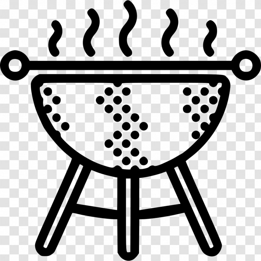 Barbacoa Clip Art Barbecue Grill - Line - Bbq Outline Transparent PNG