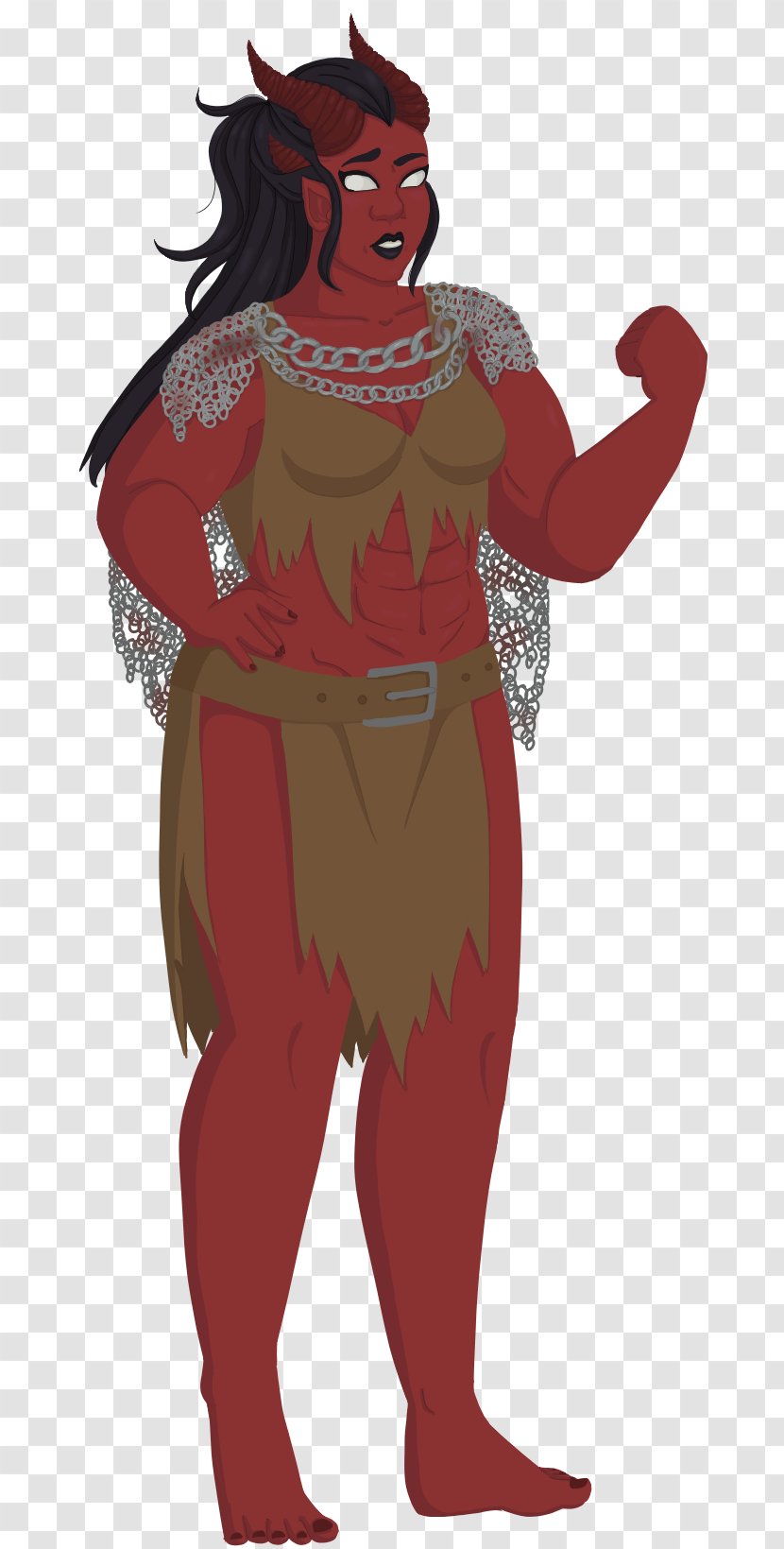 Dungeons & Dragons Tiefling Demon Barbarian - Mythical Creature Transparent PNG