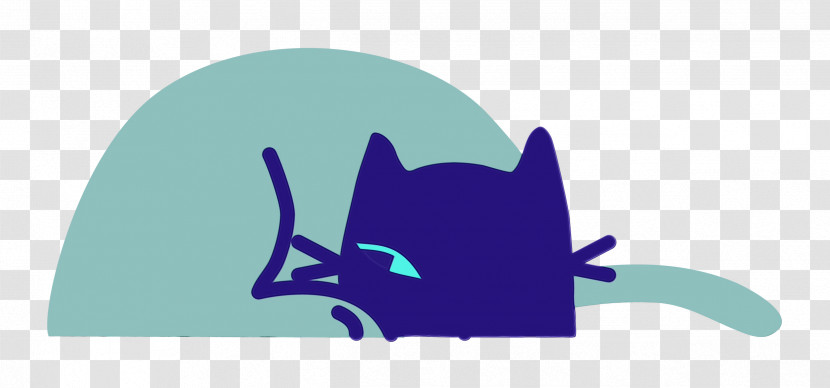 Cat Kitten Black Cat Cartoon Whiskers Transparent PNG
