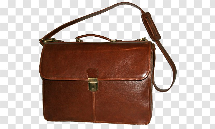 Briefcase Handbag Leather Brown Messenger Bags - Brand - Bag Transparent PNG