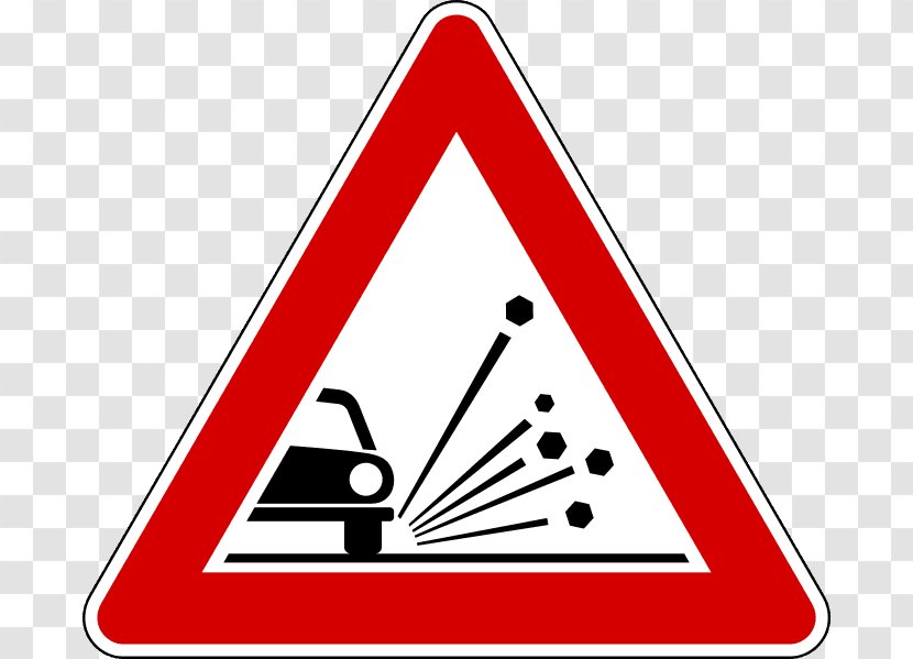 Traffic Sign Road Signs In Italy Stop - Warning Transparent PNG